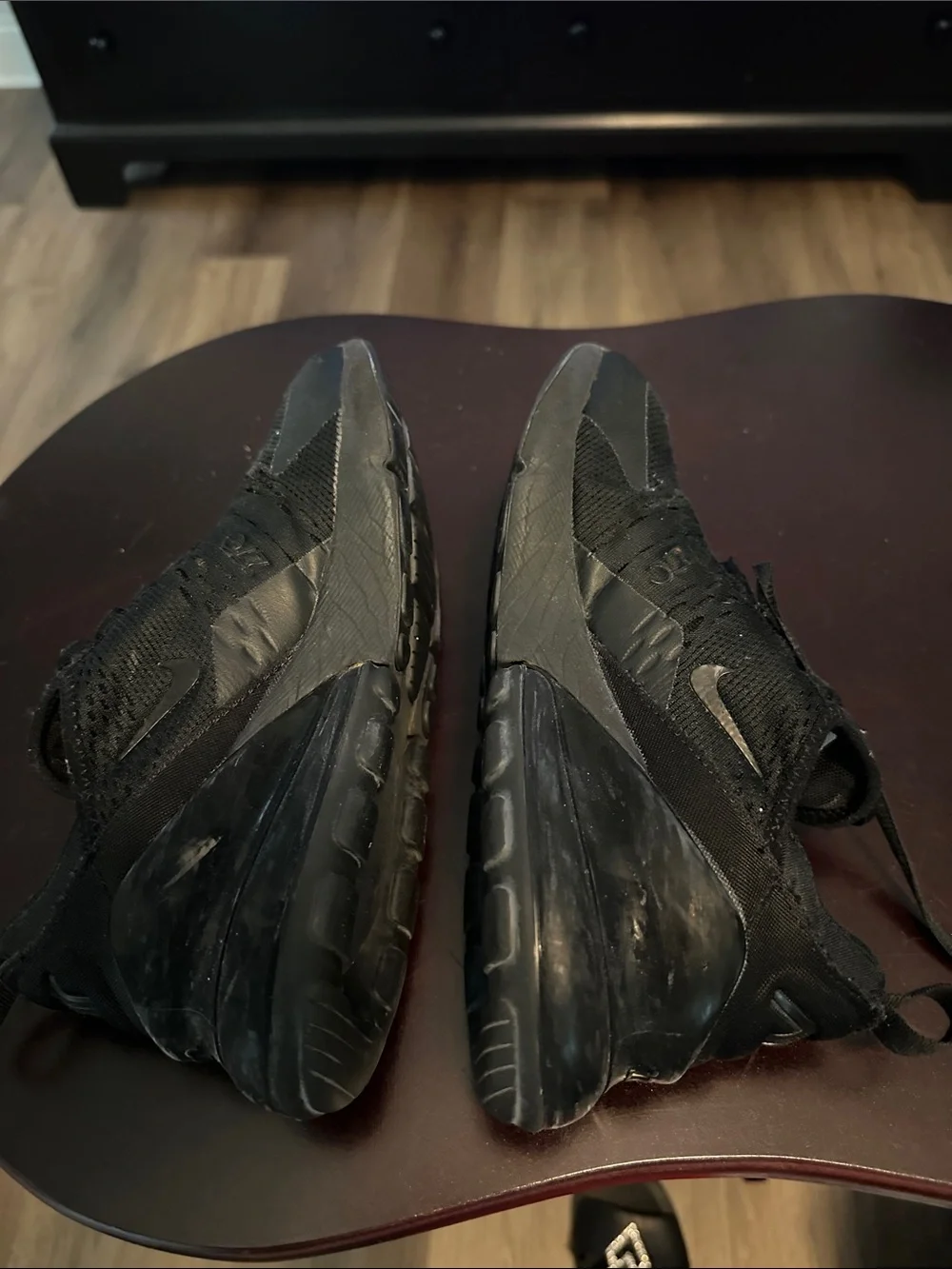 Nike Men's Black Breathable Mesh Sneakers